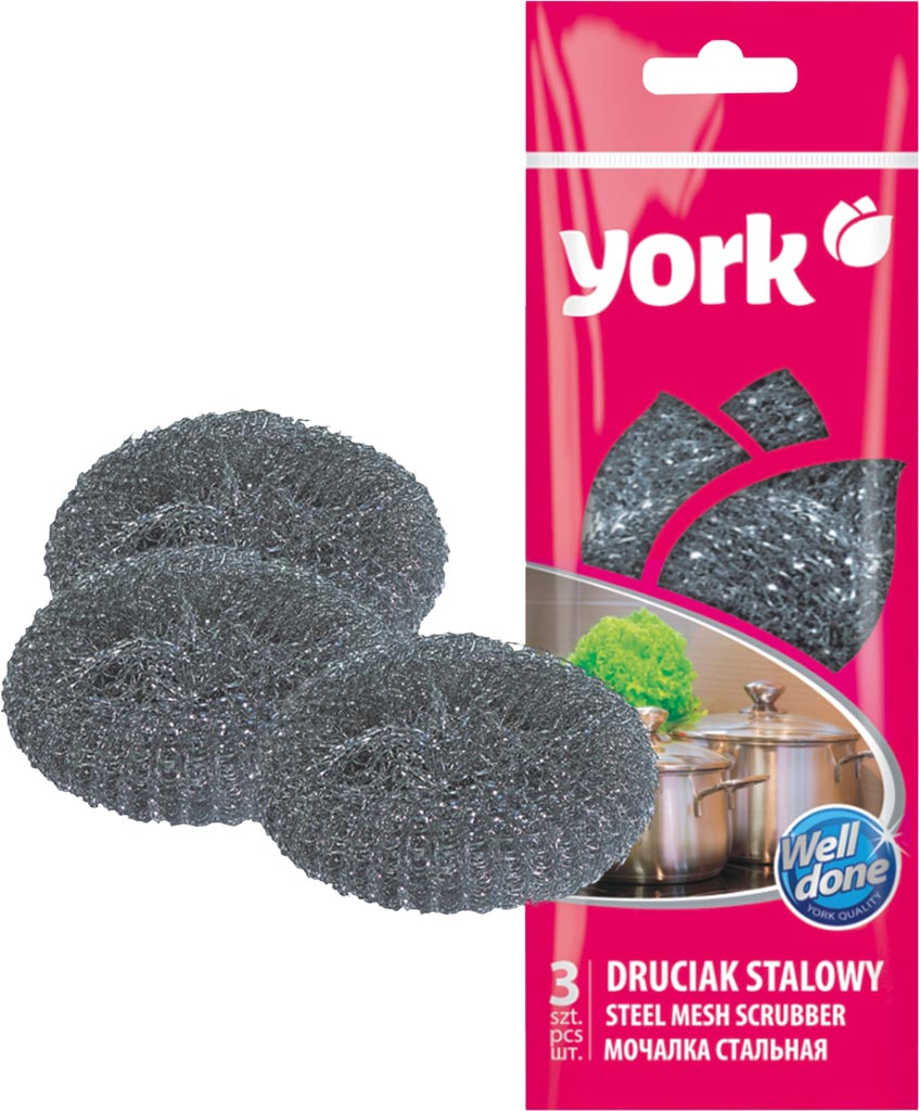 Czyścik Stalowy 3 SZT YORK
