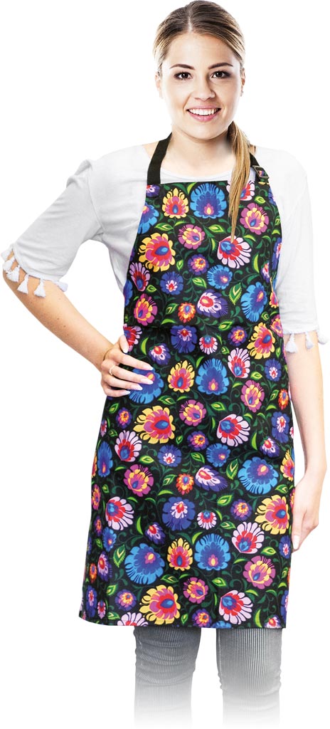 Fartuch REIS multicolor-czarny