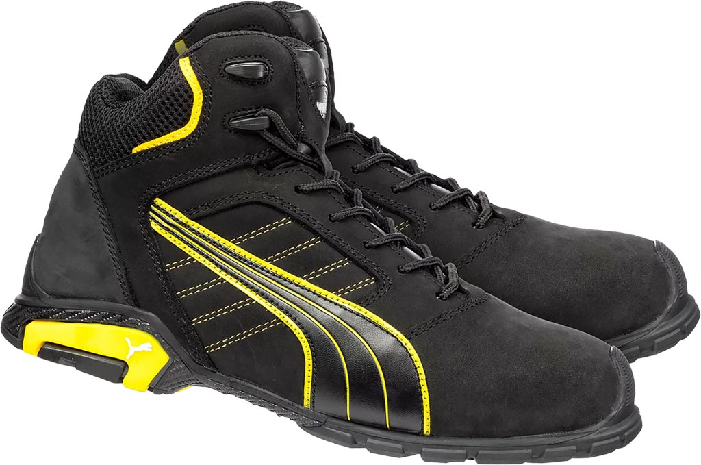 BUTY Bezpieczne PUMA czarno-żółte