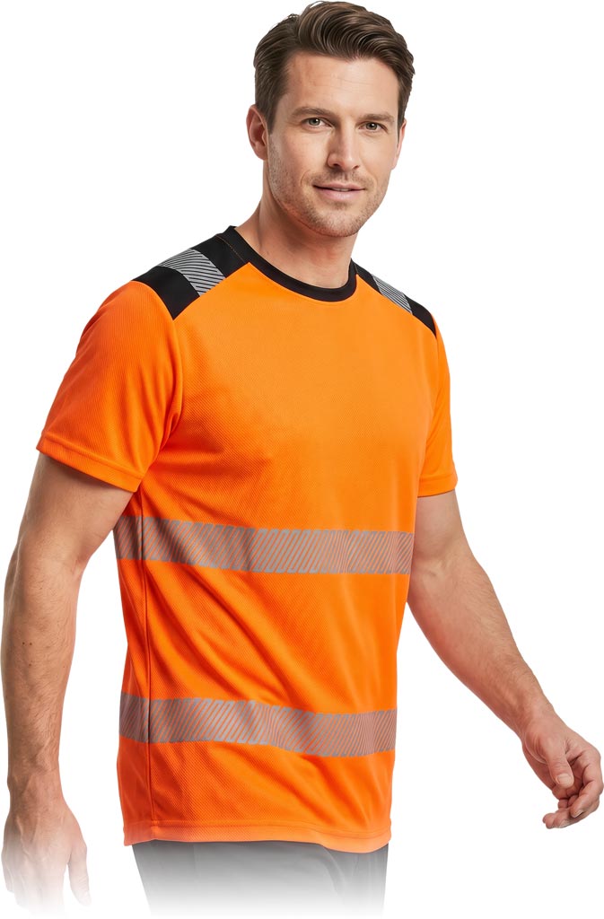 T-shirt Ochronny REIS pomarańczowy