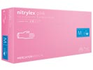 Rękawice Nitrylowe 8% VAT MERCATOR MEDICAL jasnoróżowe damskie