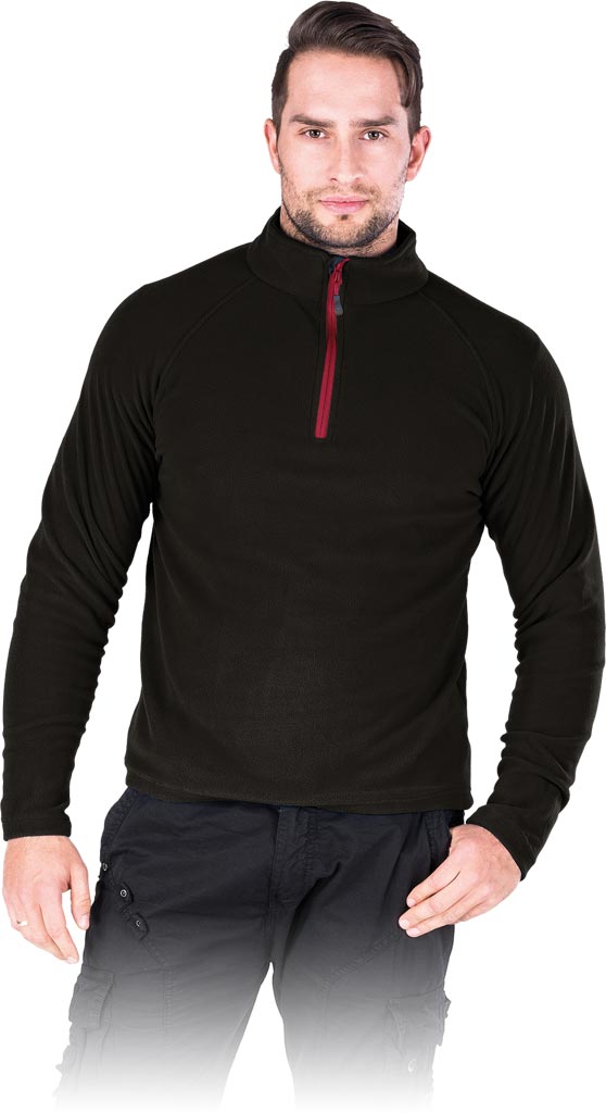 Bluza z Polaru Ochronna REIS czarna