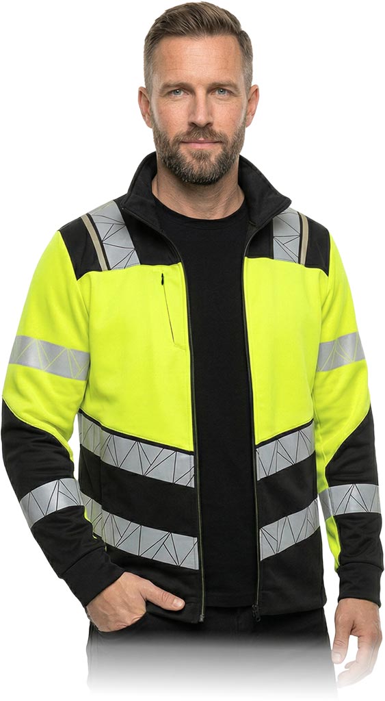 Bluza Ochronna L.HOLLMAN żółto-czarna