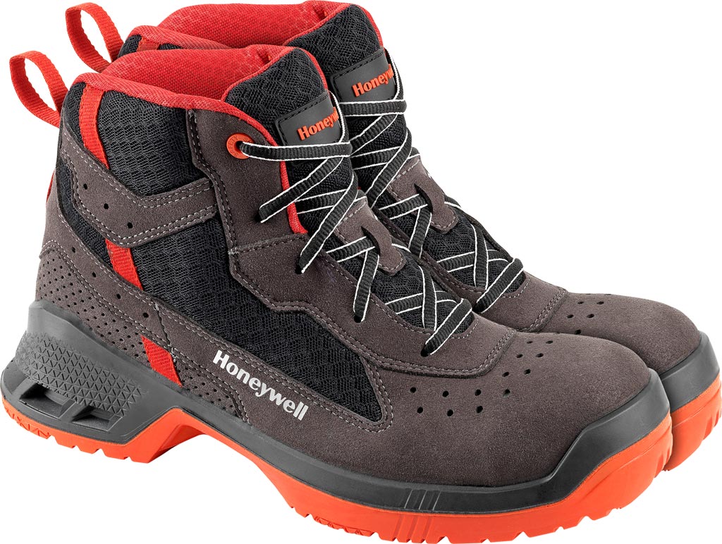 BUTY Bezpieczne HONEYWELL szaro-czarno-czerwone