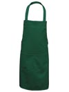 Fartuch Link Kitchen Wear zielony butelkowy