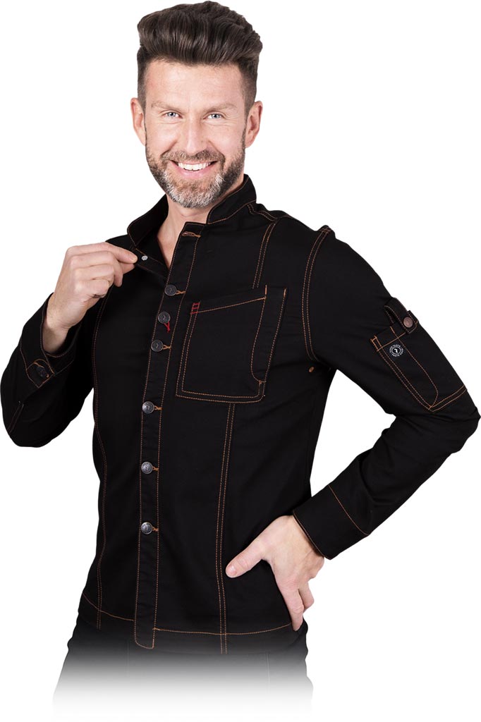 Bluza Kucharska Ochronna REIS czarna