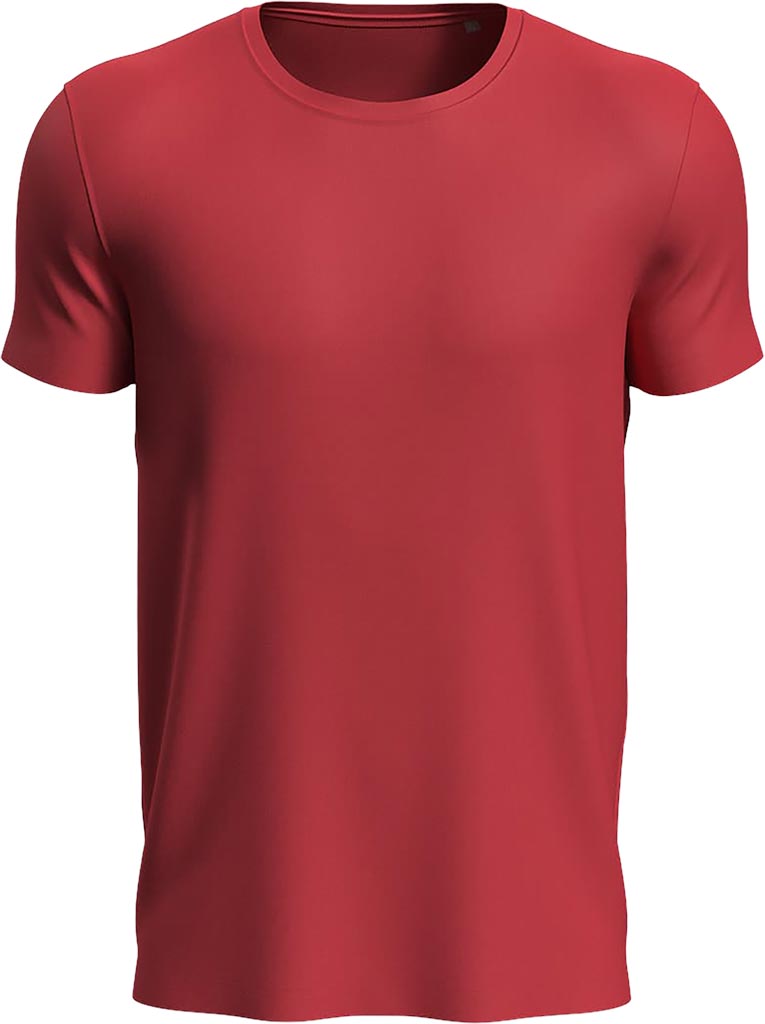 T-shirt Męski STEDMAN czerwony crimson