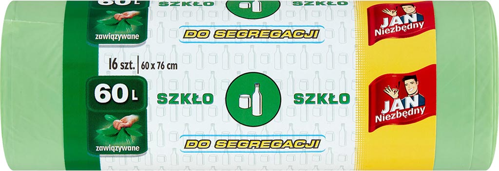 Worki na Śmieci do Segregacji JAN NIEZBĘDNY zielony