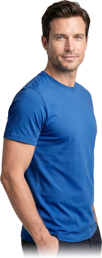 T-shirt Męski REIS niebieski